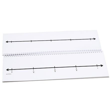 Didax Fraction Number Line Flip Book 211791W